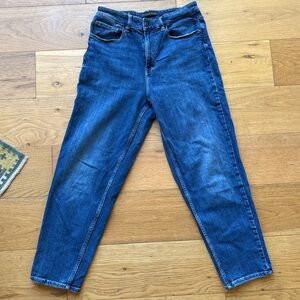 Guess Dark Blue Ankle Jeans